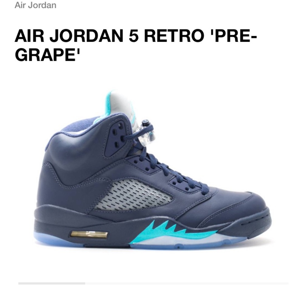 Air Jordan retro 5 midnight navy Men’s size 9
